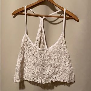 cropped beach cover up